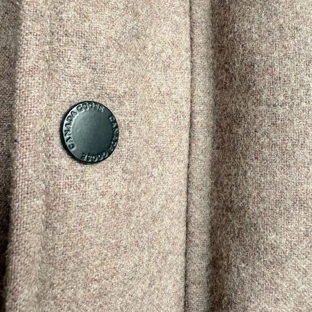 NWOT Canada Goose MacMillan Parka Wool Coat in Quicksand Melange Men's Sz L RARE - Picture 10 of 16